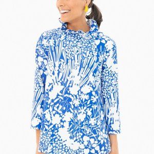 Tuckernuck, blue wildflower faye blouse - BRAND NEW